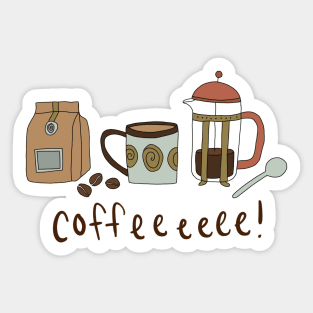 Coffeeee! Sticker